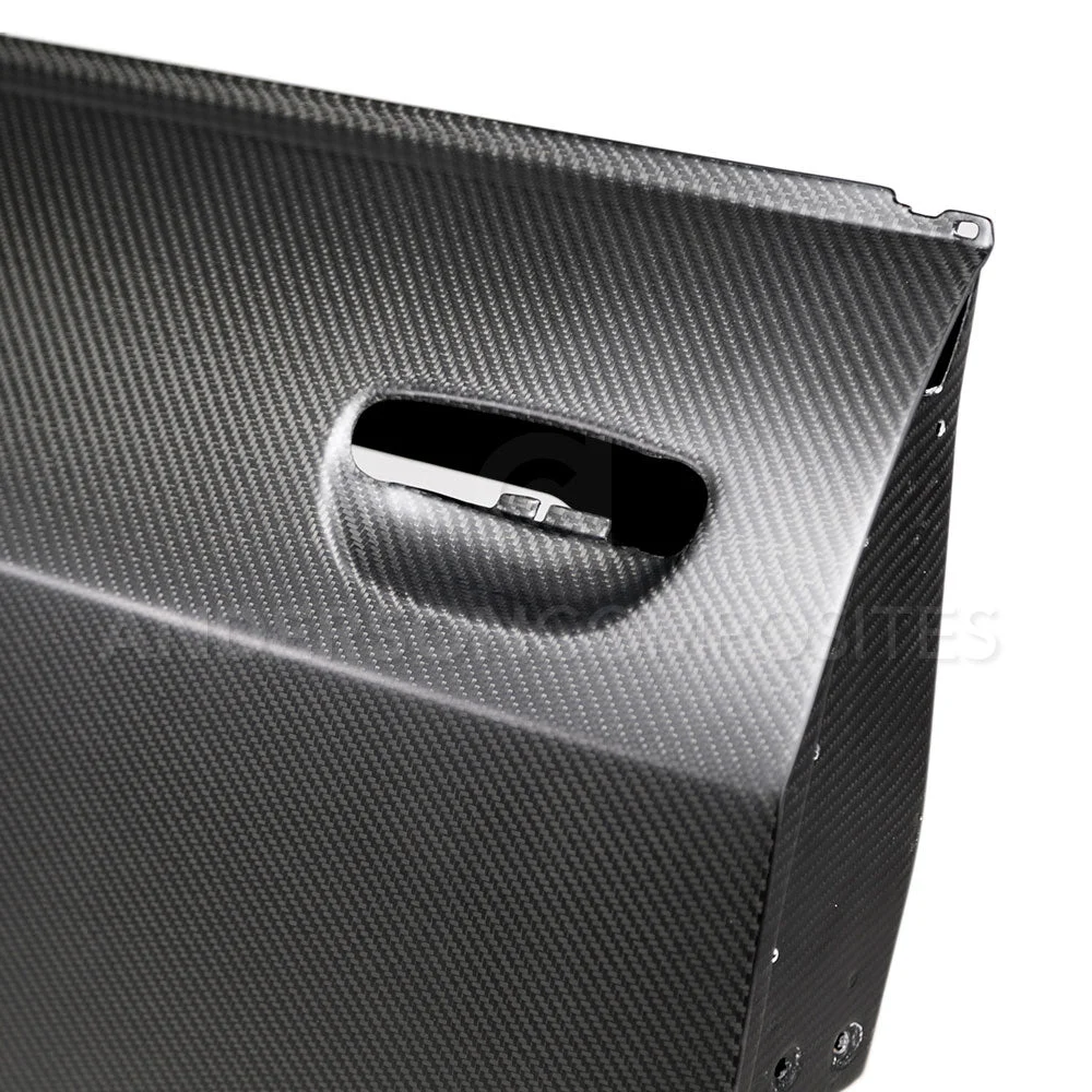 2015-2023 Dodge Challenger Dry Carbon Doors Pair - Anderson Composites - AC-DD0910DGCH-DRY