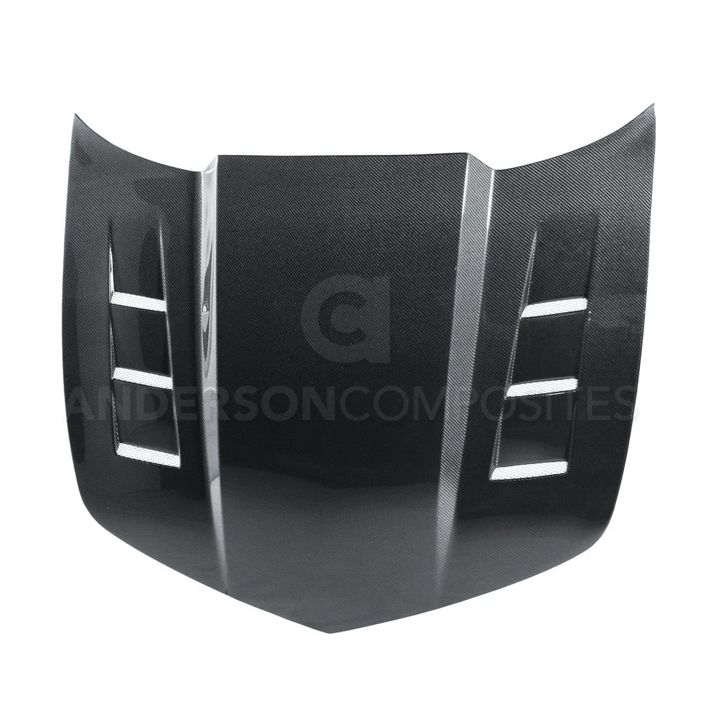 2010-2015 Chevrolet Camaro Type-OE Dry Carbon Hood - Anderson Composites - AC-HD1011CHCAM-TS