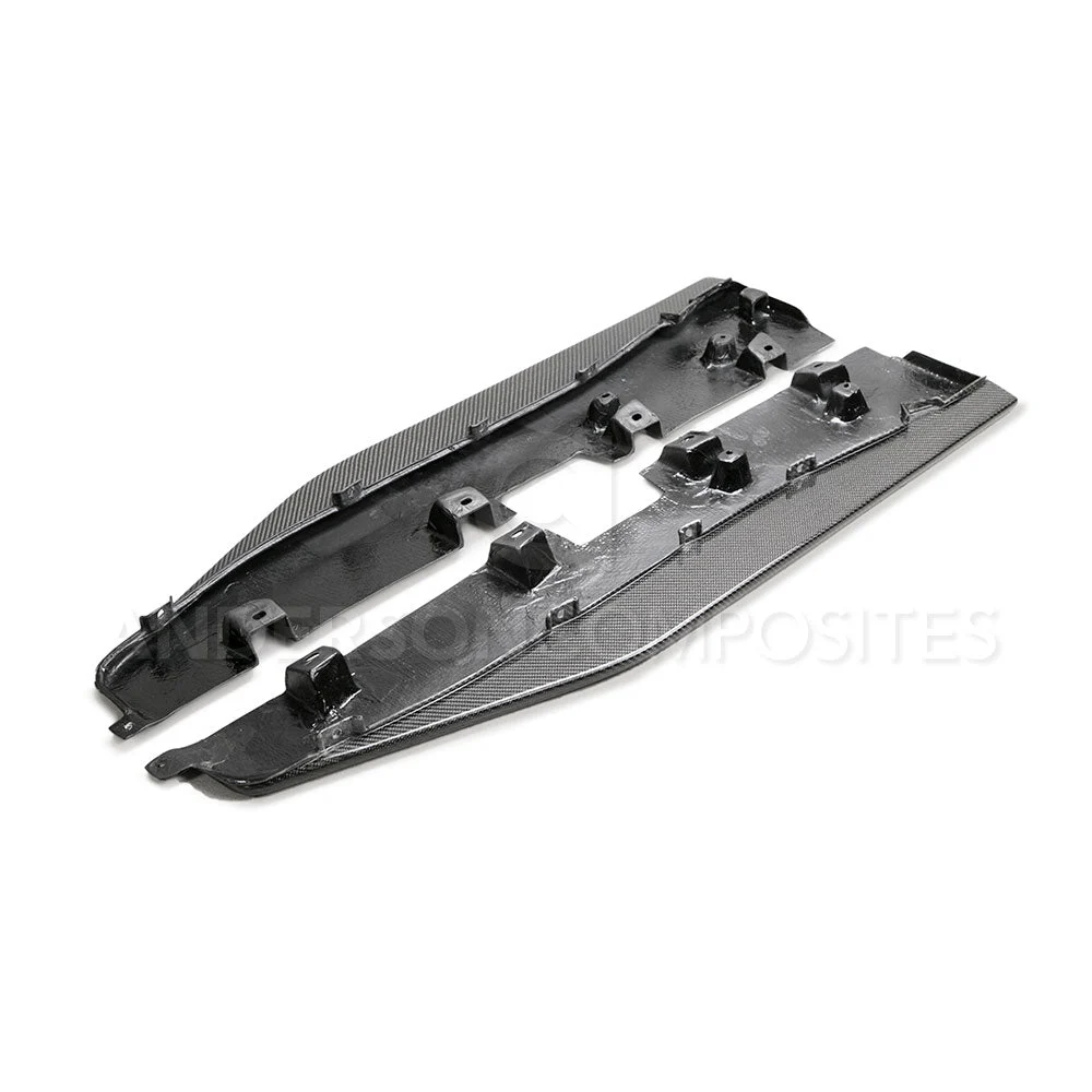 2020-2022 Ford Mustang Shelby GT500 Side Splitter Extensions- Anderson Composites - AC-SX20FDMU500
