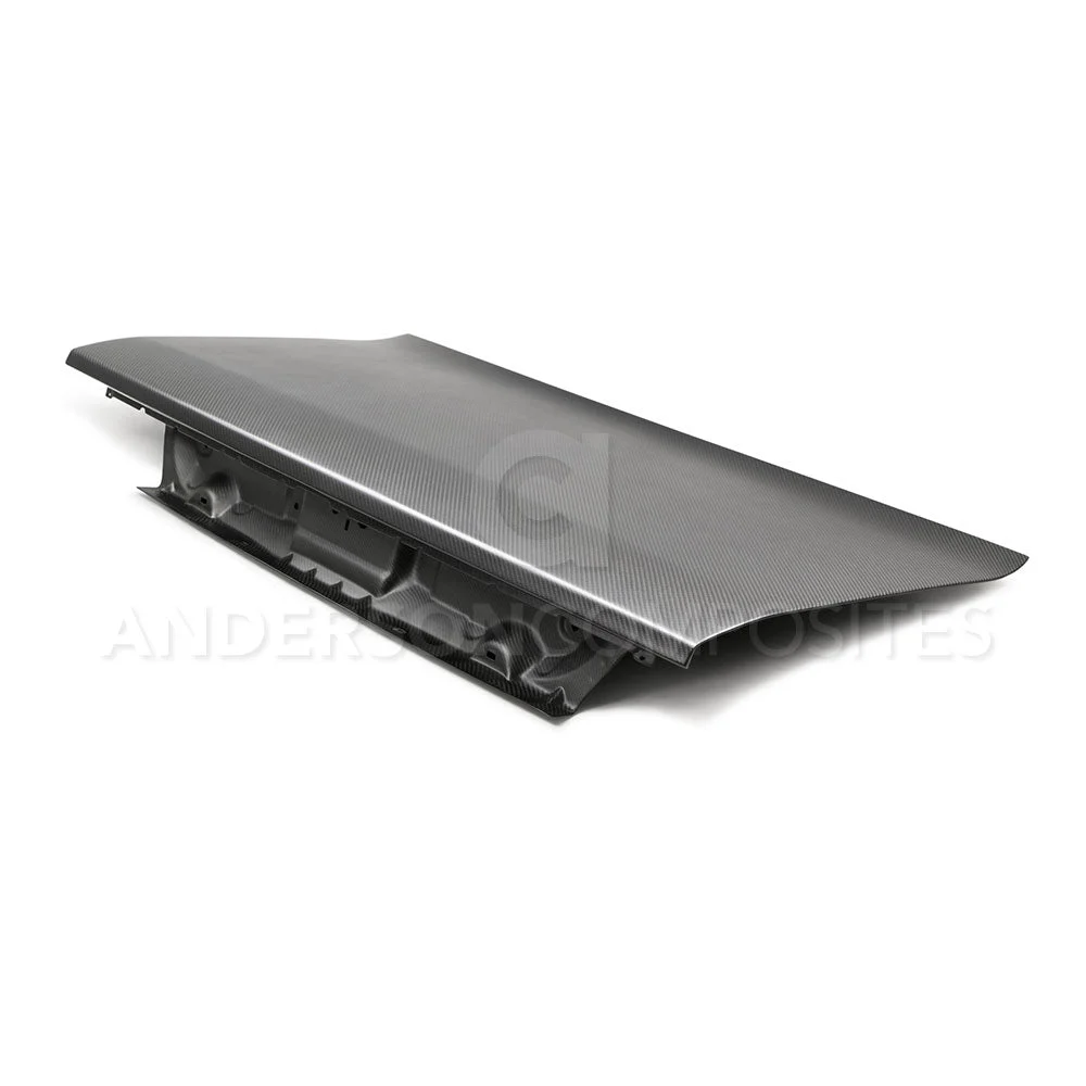 2008-2023 Dodge Challenger Dry Carbon Fiber Decklid - Anderson Composites - AC-TL0910DGCH-OE-DRY