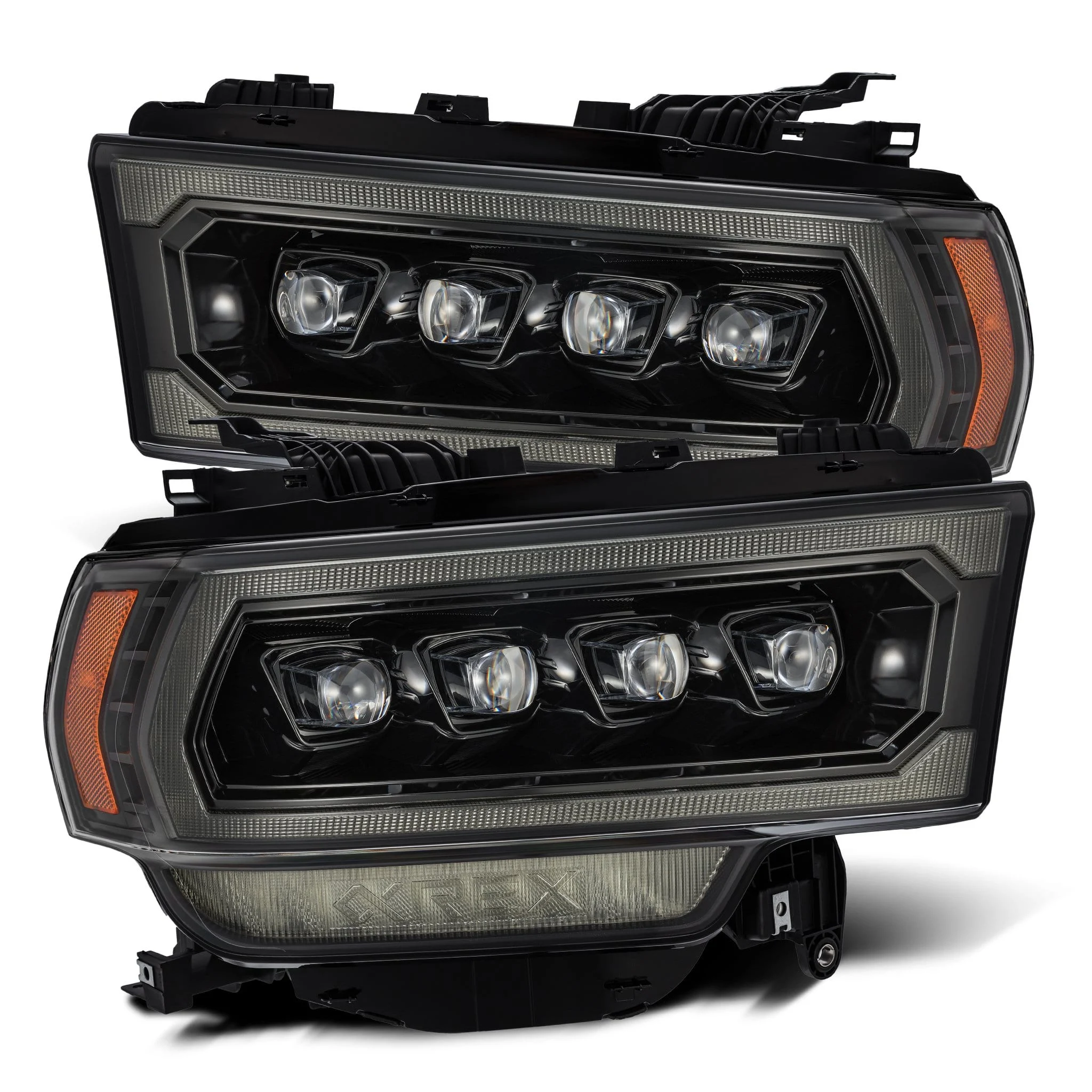 2019-2022 Ram 2500/3500/4500/5500 NOVA-Series LED Projector Headlights Alpha-Black Alpha-Rex 880552
