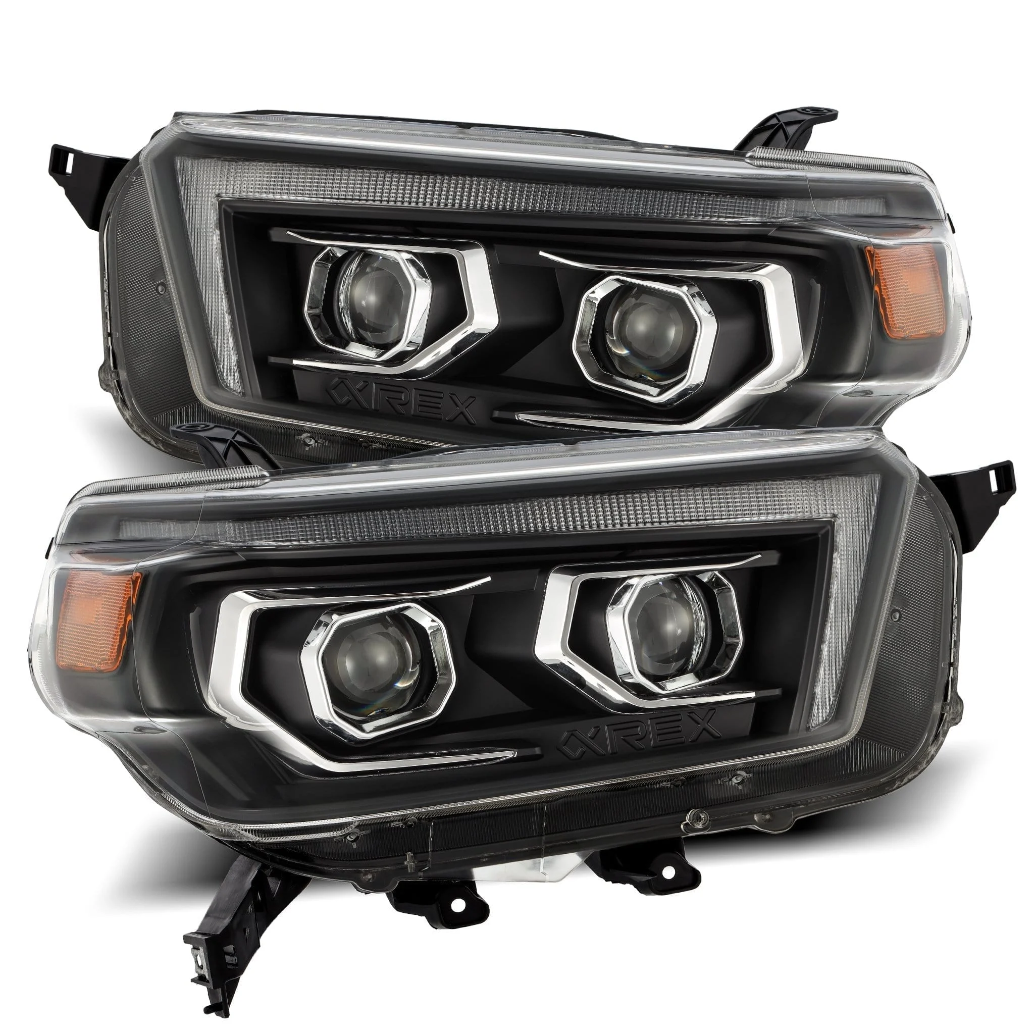 2010-2013 Toyota 4Runner LUXX-Series Projector Headlights Black Alpha-Rex 880757