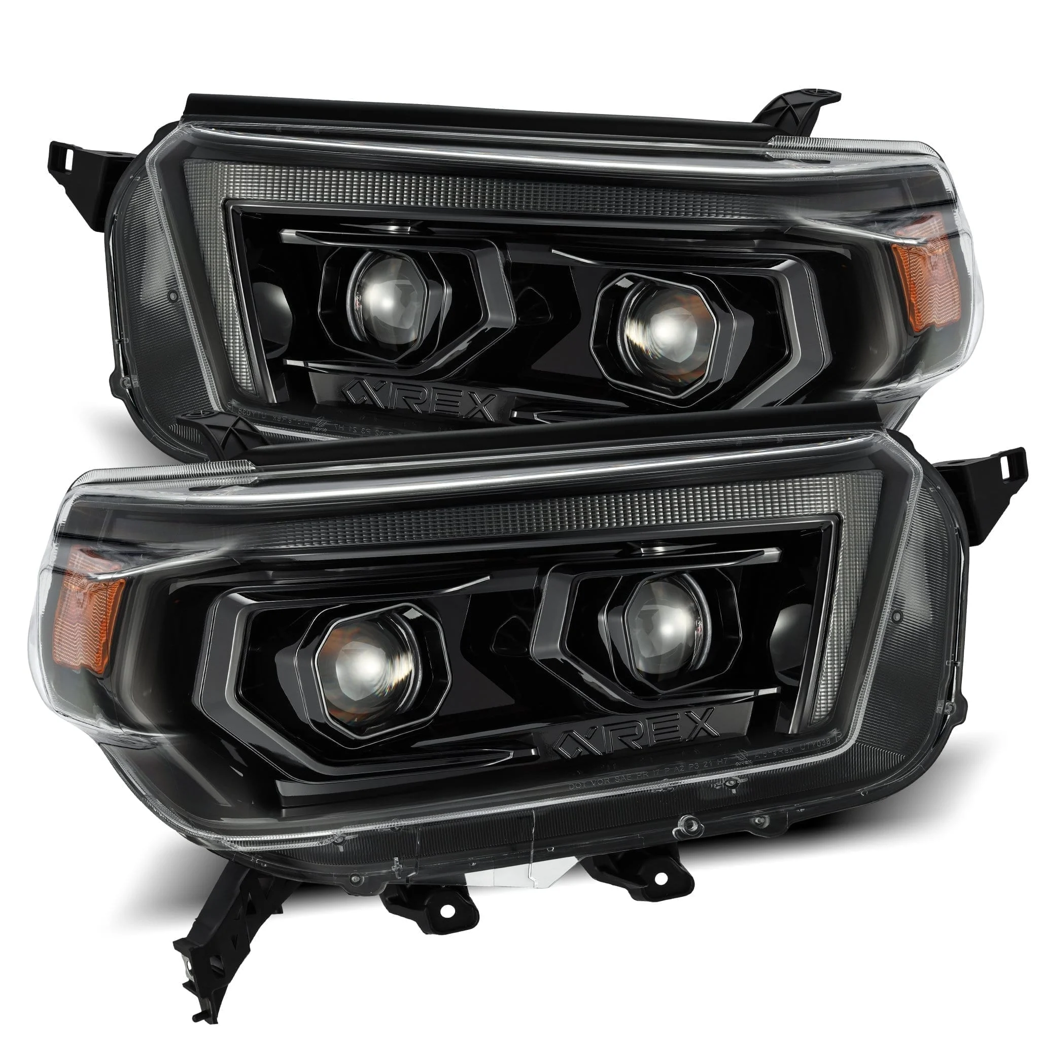 2010-2013 Toyota 4Runner LUXX-Series Projector Headlights Alpha-Black Alpha-Rex 880756