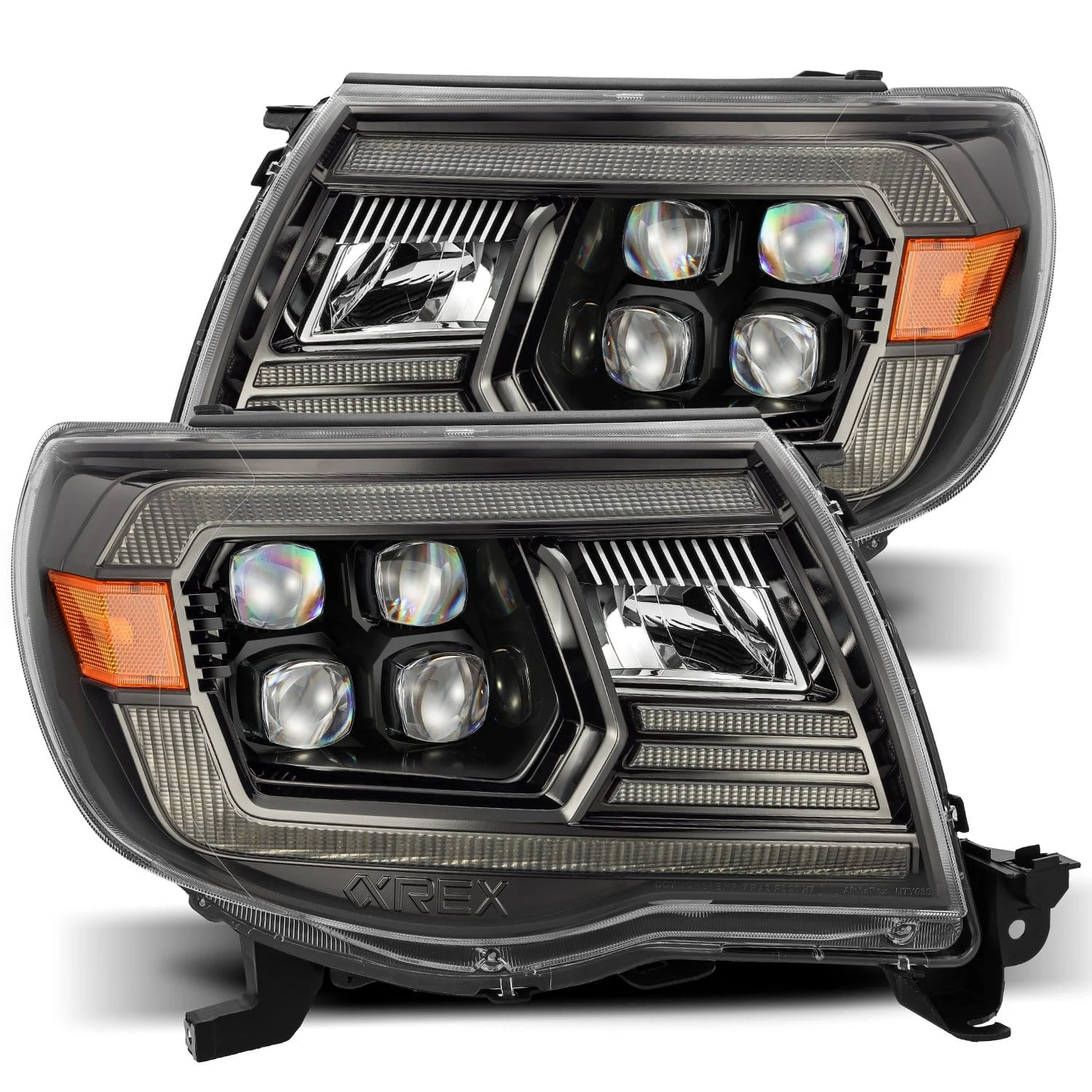 2005-2011 Toyota Tacoma NOVA-Series LED Projector Headlights Alpha-Black Alpha-Rex 880744