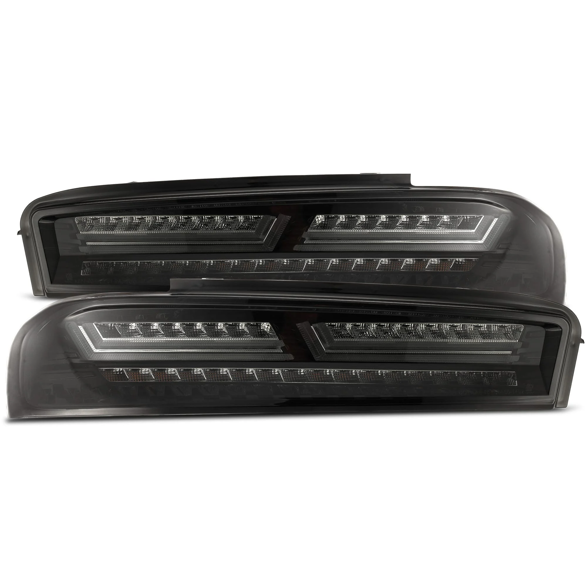 2005-2013 Chevrolet PRO-Series LED Tail Lights Jet Black Alpha-Rex 610020*