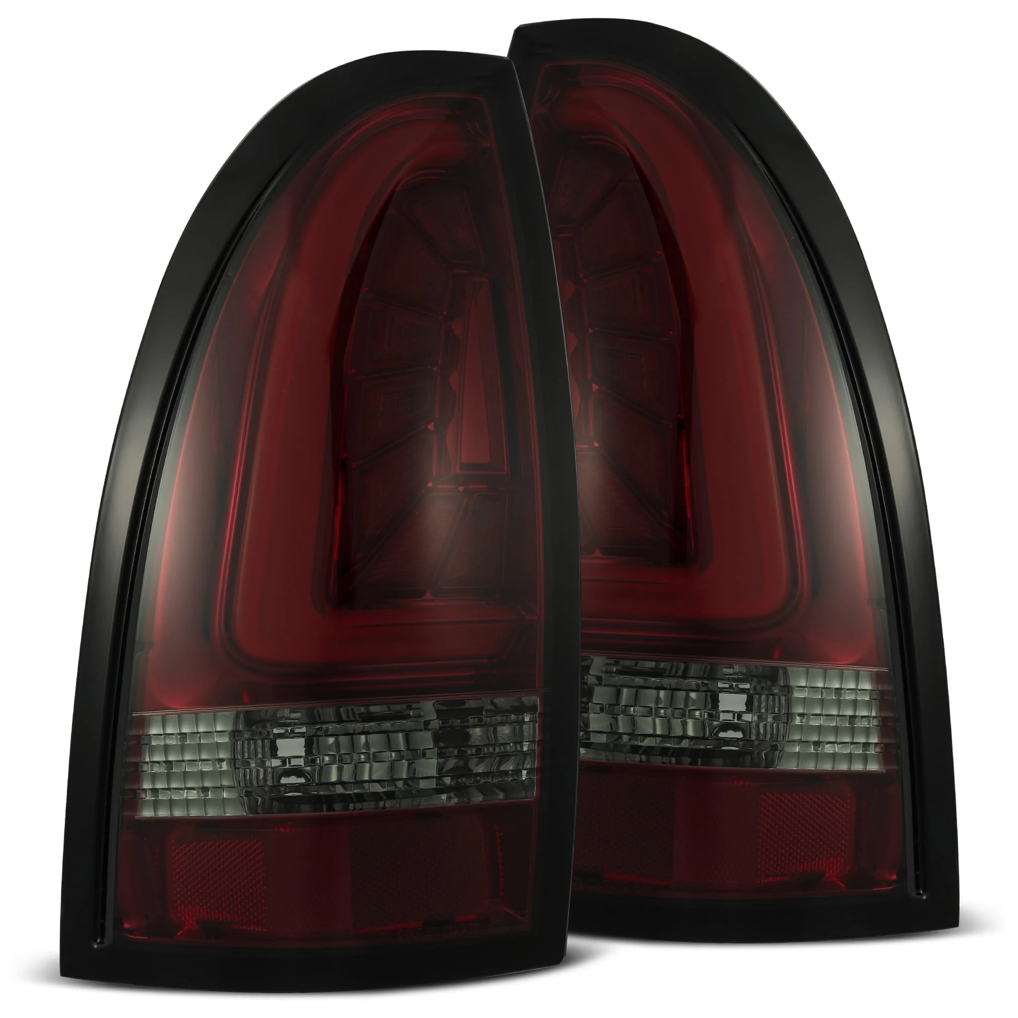2005-2015 Toyota Tacoma PRO-Series LED Tail Lights Red Smoke Alpha-Rex 680040