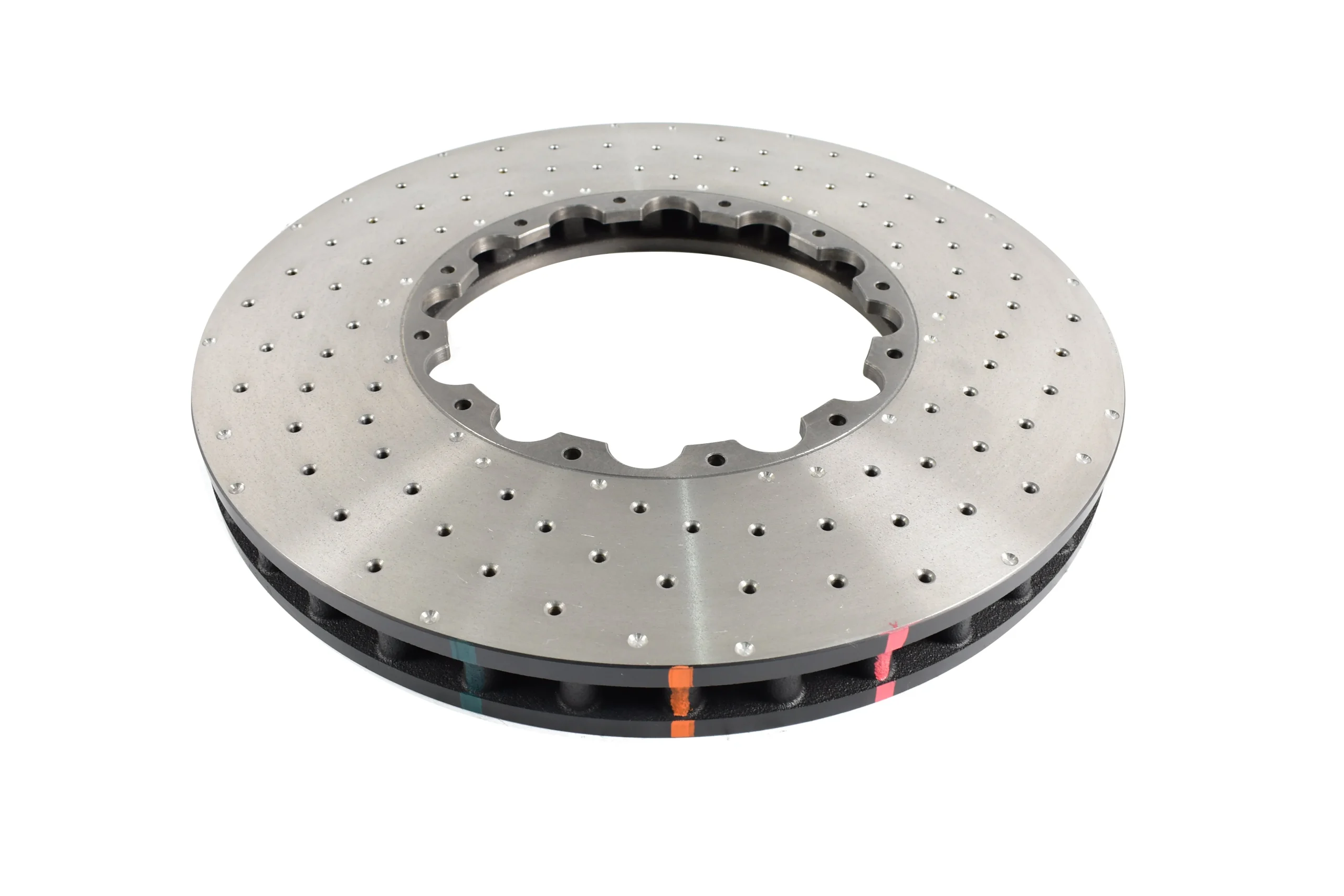 2021-2022 Chevrolet Camaro & More | DBA 5000 Series Fully Assembled 2-Piece Cross-Drilled/Dimpled Brake Rotor [Front] | DBA53940.1XD
