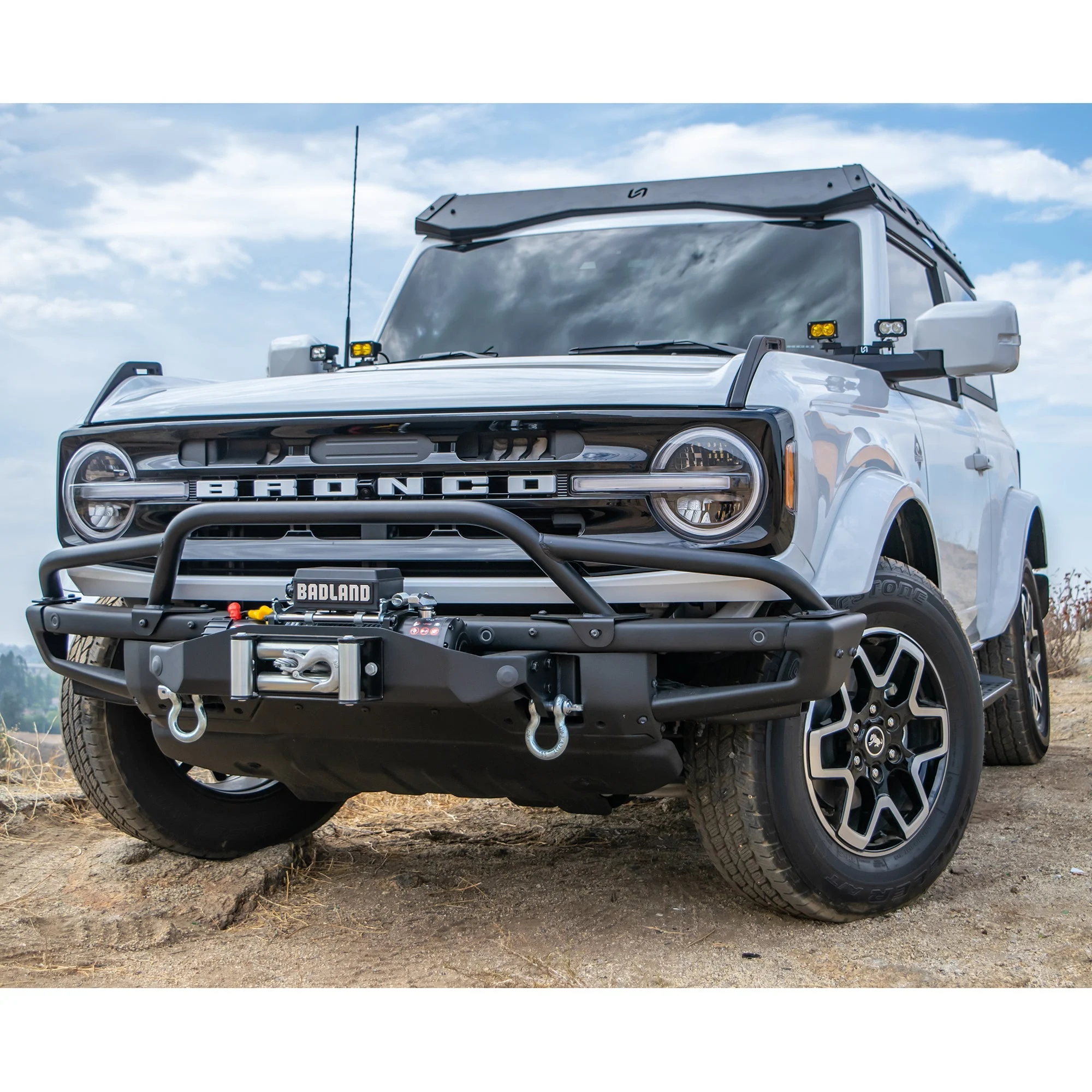 OEM Modular Bumper Winch Plate, 2021+ Ford Bronco