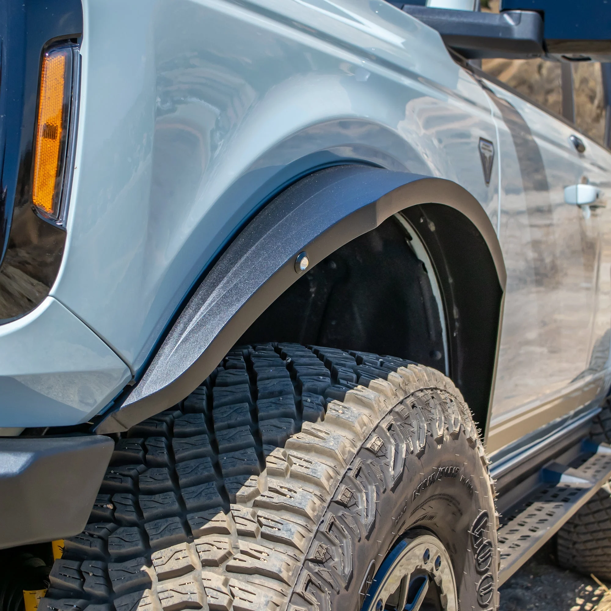 Steel Fender Flares Kit w/ Marker Lights, 2021+ Ford Bronco