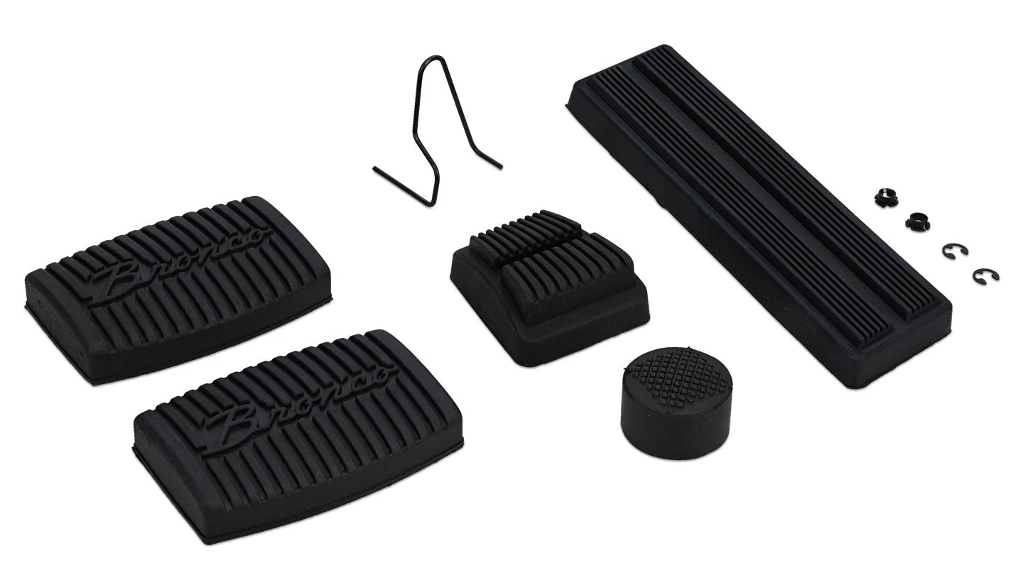 Pedal Pad Kit - Script Style for Manual Trans