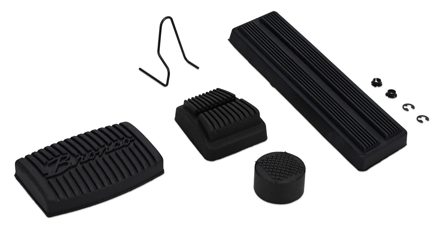 Pedal Pad Kit - SCRIPT Style for Automatic w/Drum Brakes