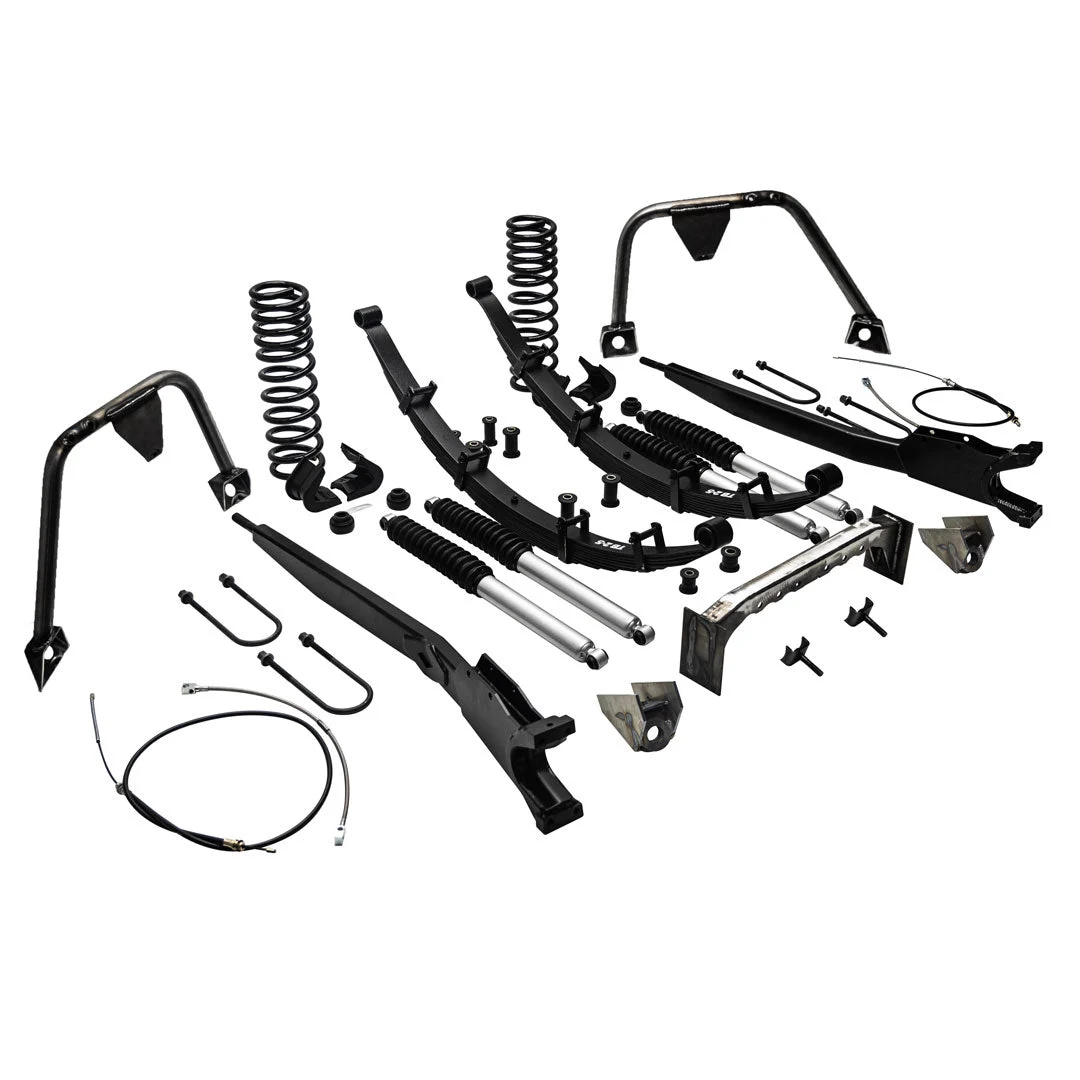 3.5 inch Long Travel Suspension Lift Kit - Level 4