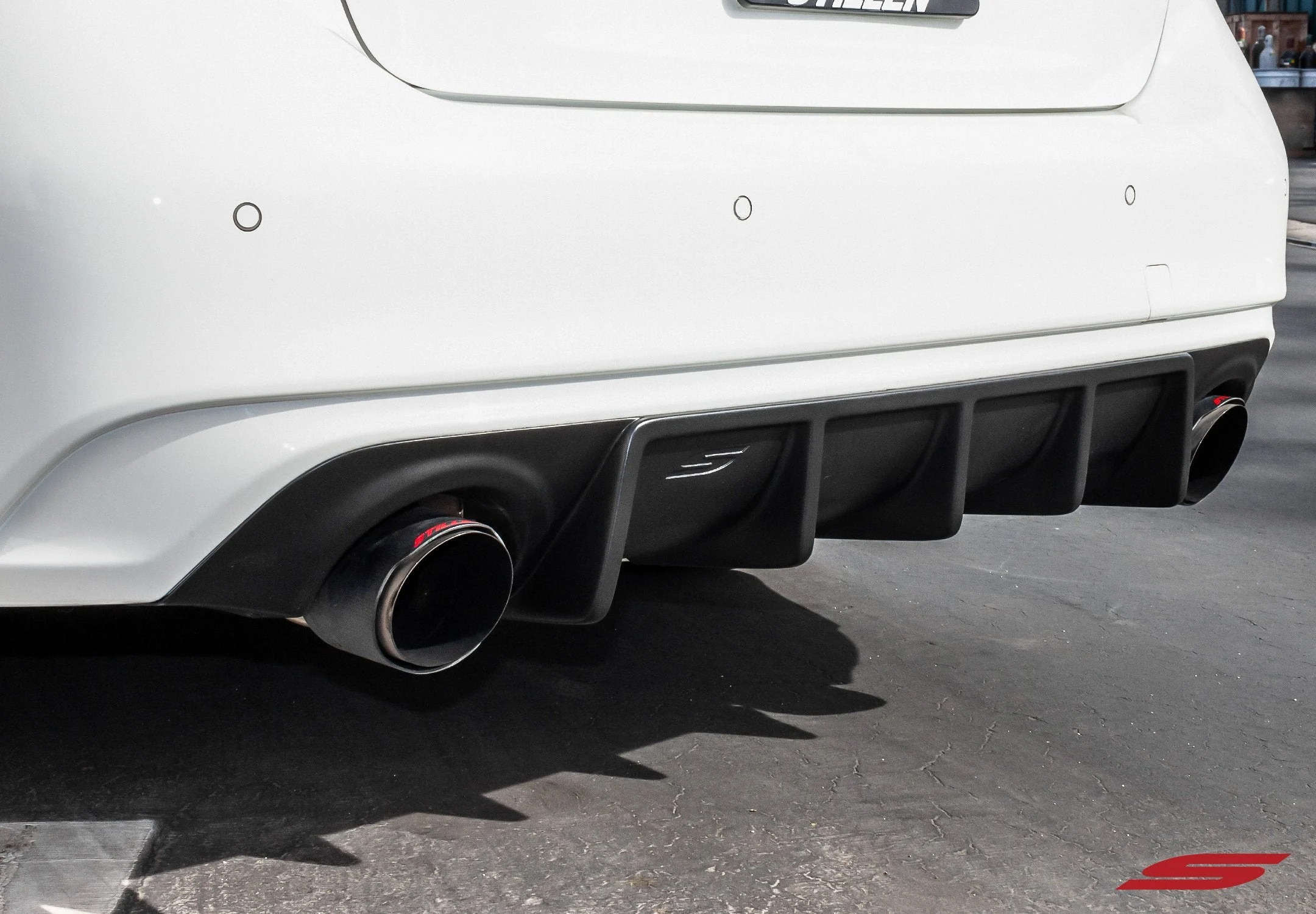 2018-2021 Infiniti Q50 - STILLEN Rear Diffuser - Unpainted - KB11241