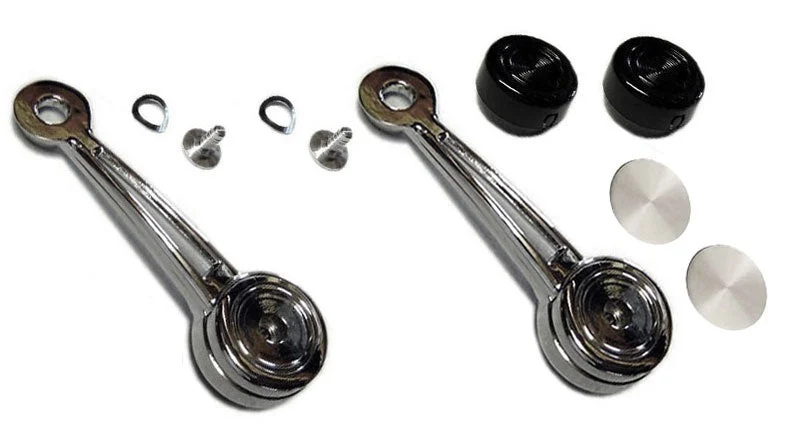 Chrome Inner Window Handle Kit