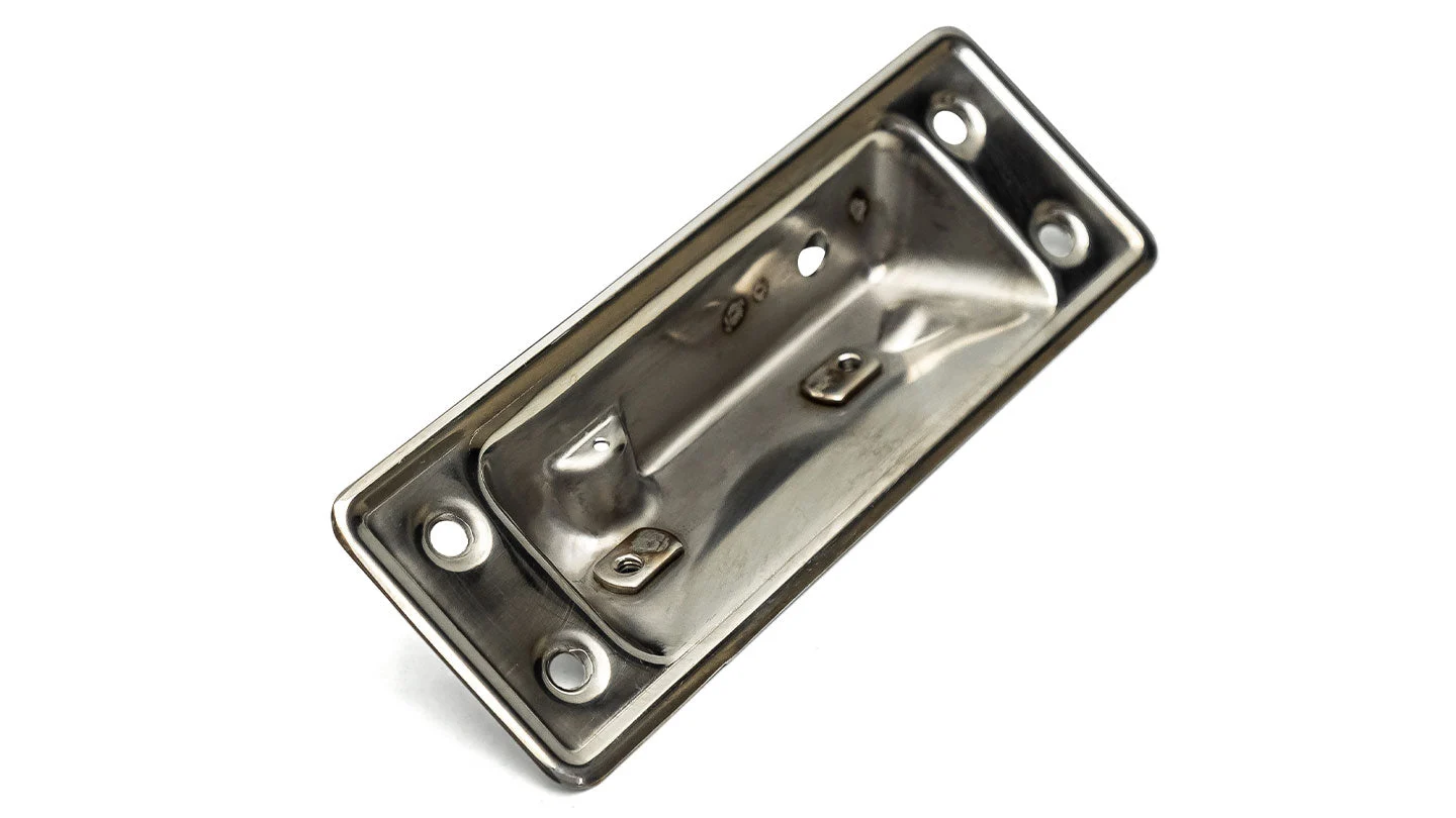 Polished Stainless Steel Tailgate Handle Bucket