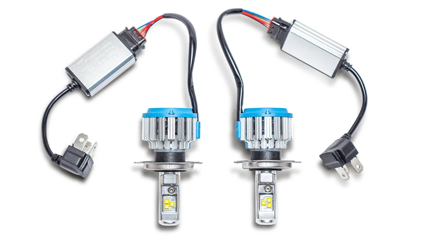 H4 LED Headlight Conversion Bulbs, 6000K, Hi/Low 40W, Pair