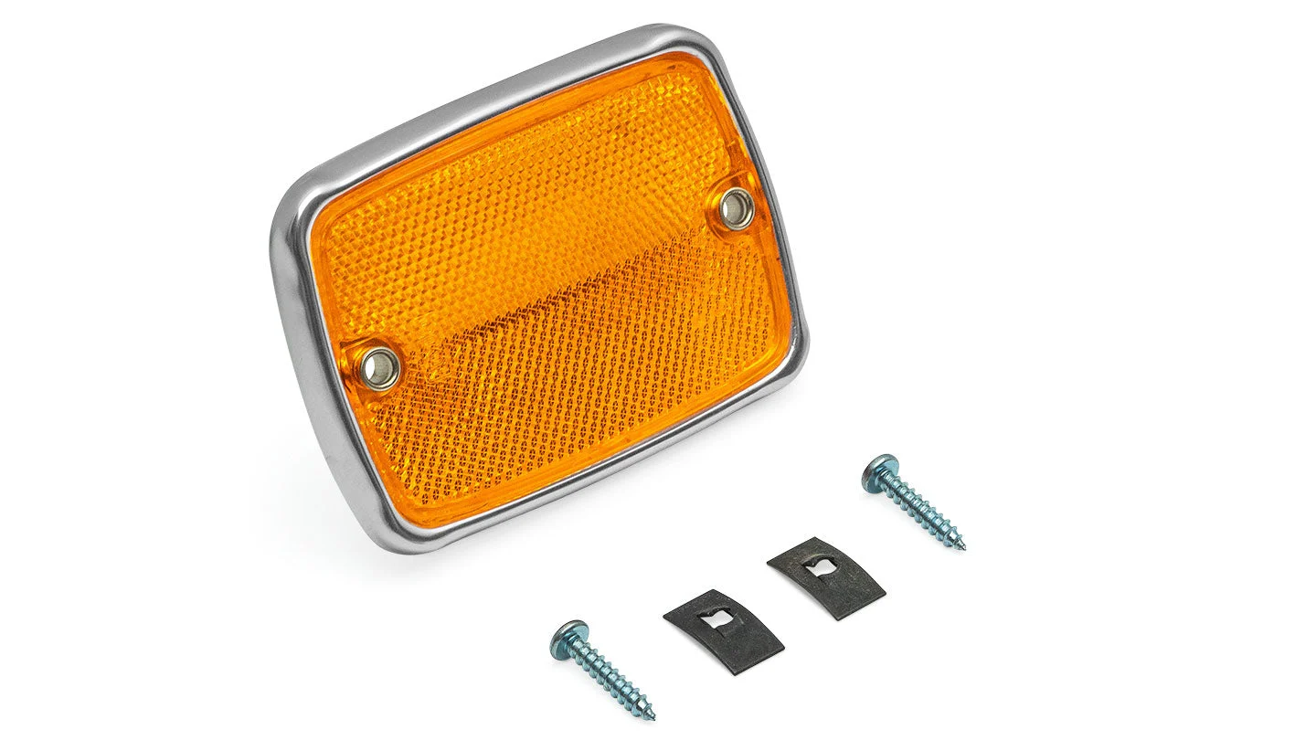 Front Amber Side Marker Reflector