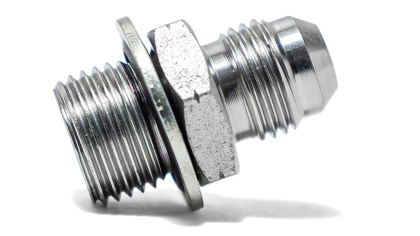 AN6 Power Steering Pump Fitting for Saginaw, Explorer & Fox Body Pumps