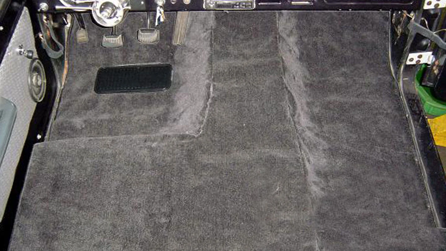 Black Half Cab Carpet Kit