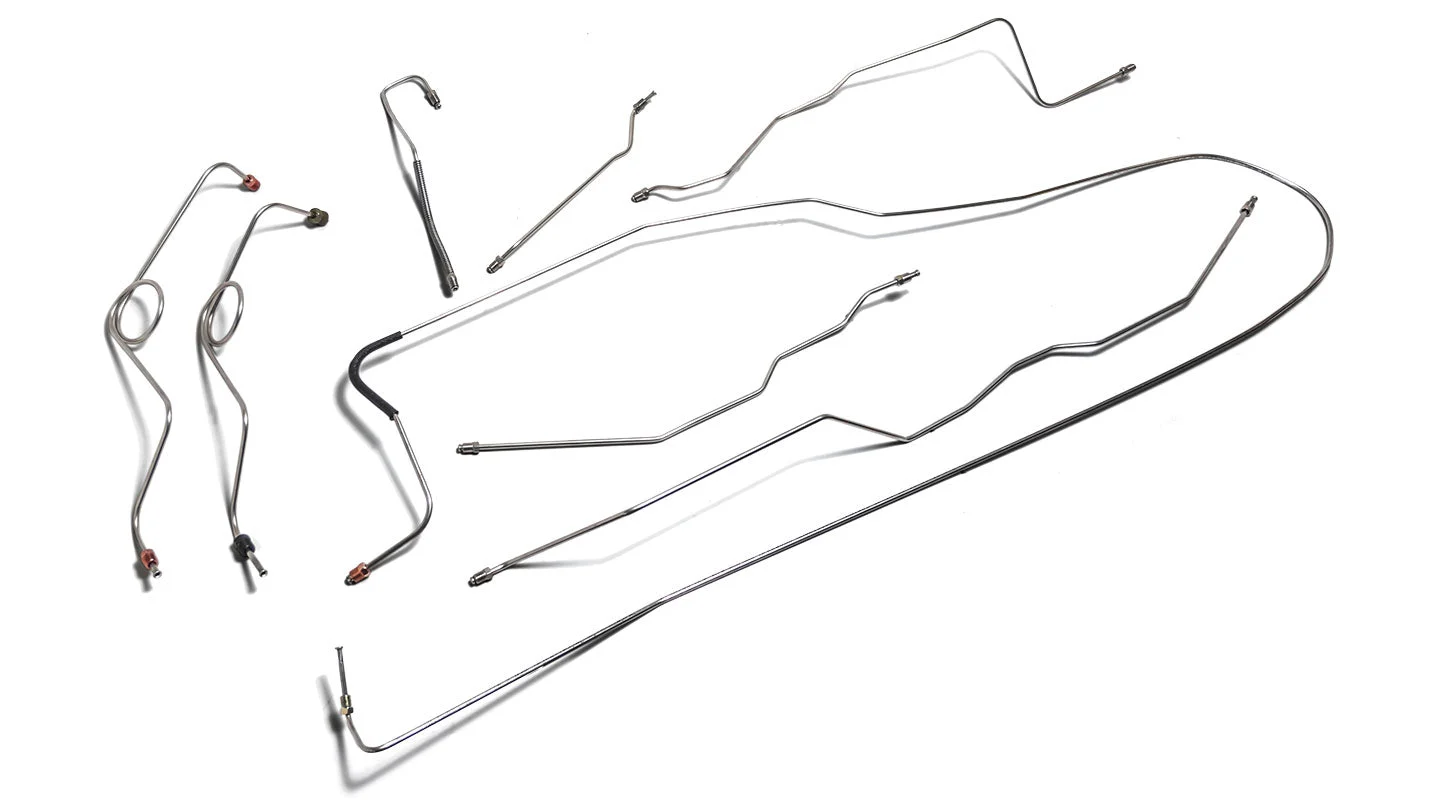 Stainless Steel Brake Line Kit, Dana 44, Front Power Disc Brake Conversion