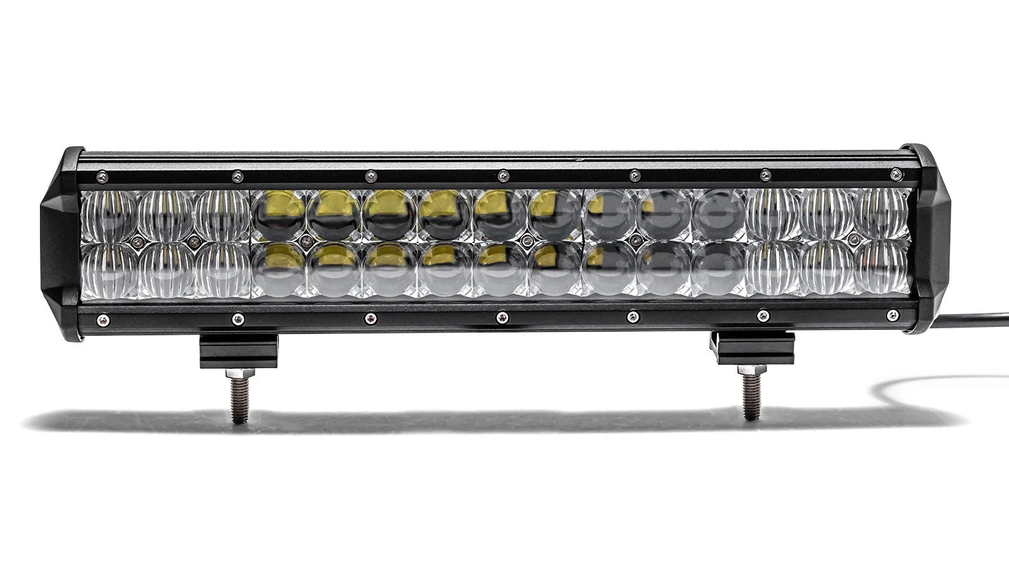 14.8 inch Dual Row LED Light Bar by TOMS OFFROAD, Flood/Spot COMBO