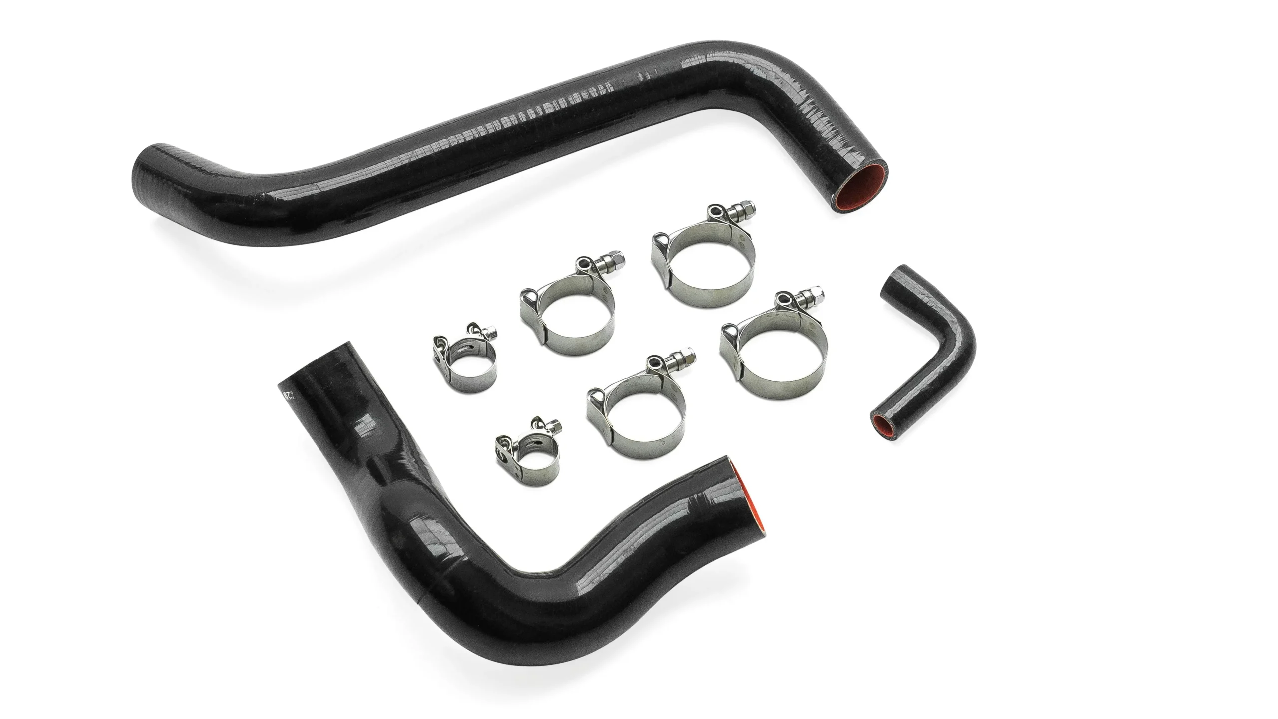 Silicone Radiator Hose Kit w/Clamps - v8