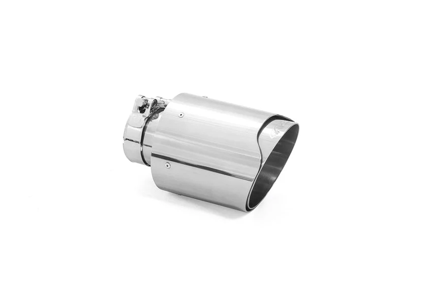 Stainless Steel Slip-On Single Exit Exhaust Tip | 2.50" Inlet | 4.50" Outlet | ARK - TIP1-SS4.5