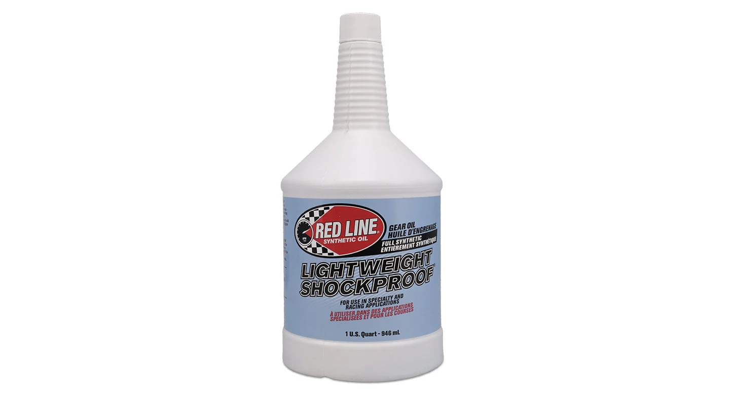 Red Line Lightweight Shockproof Gear Oil, 1qt.