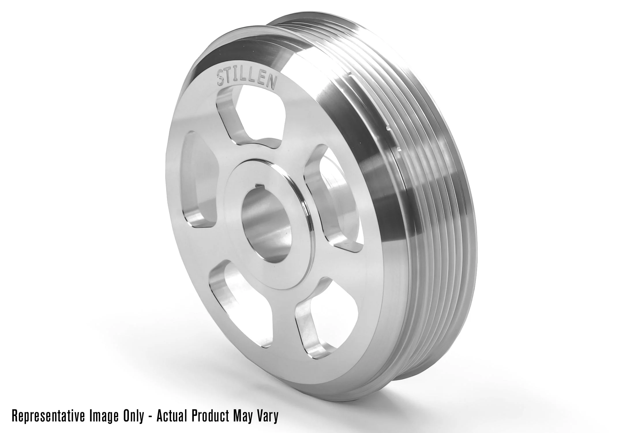 Nissan 370Z/350Z / Infiniti FX35, G35, G37, Q40, Q50, Q60 - STILLEN Standard Performance Lightweight Crank Pulley - 400338