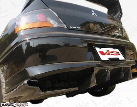 Universal VRS 3 pieces Carbon Fiber Rear Diffuser