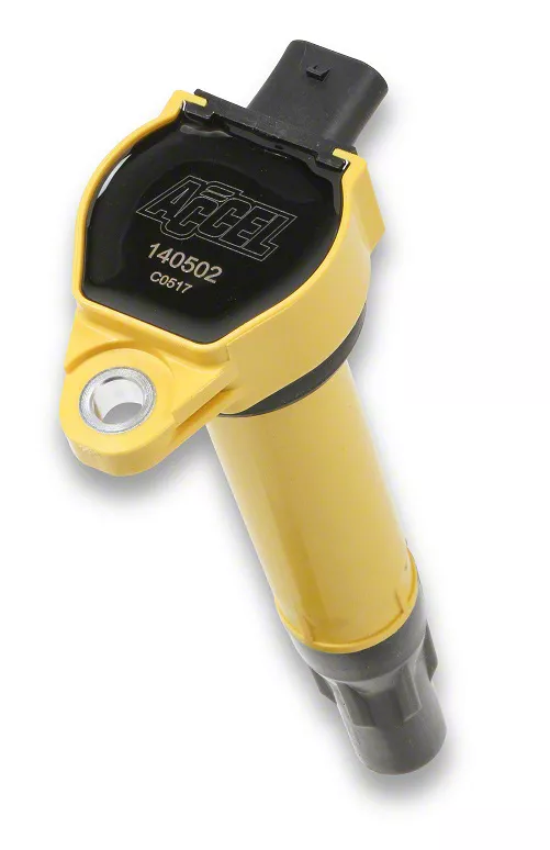 Accel SuperCoil Ignition Coil; Yellow (06-10 3.5L Charger)