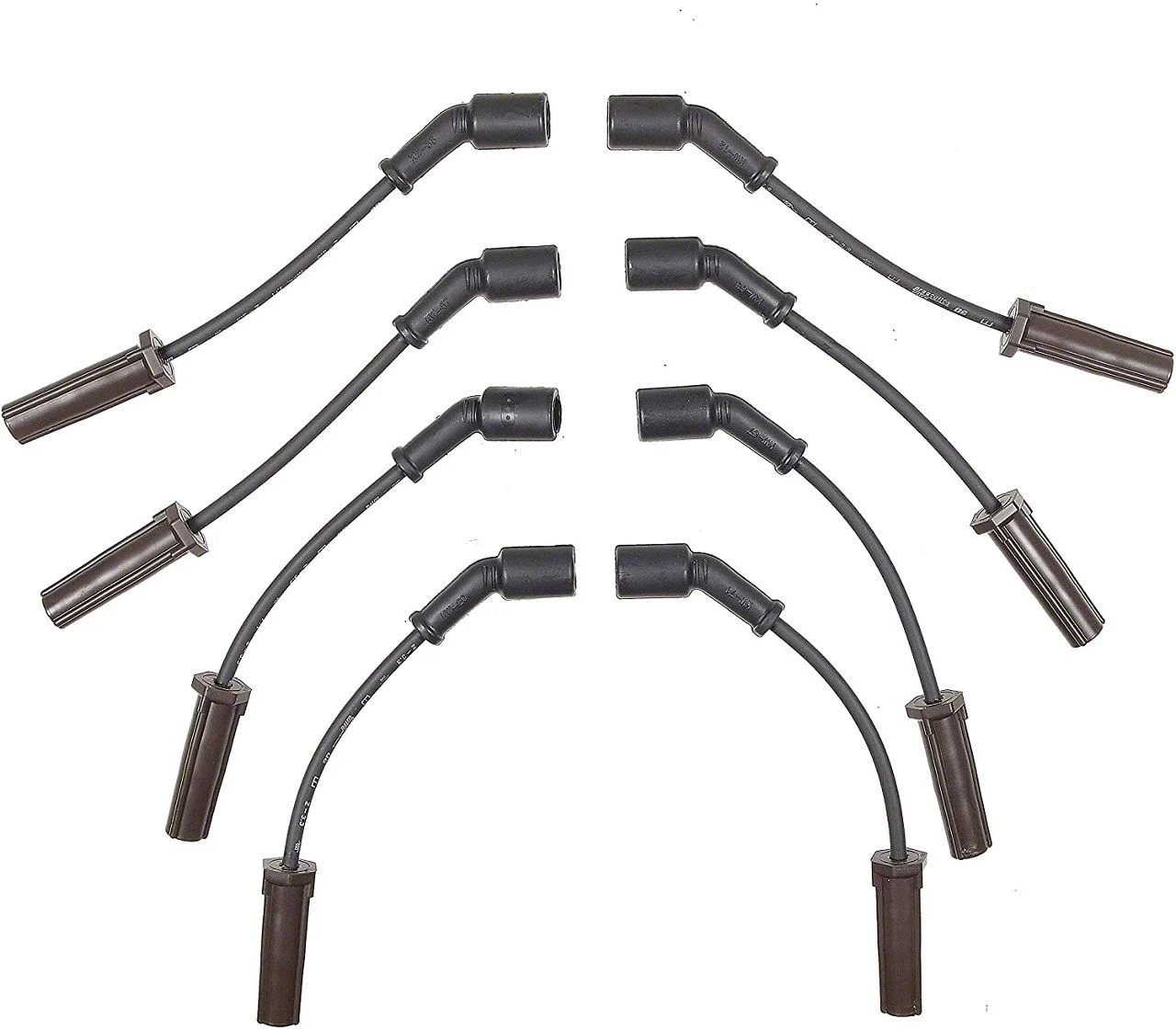 PROConnect Spark Plug Wire Set; Straight Boot; 8-Piece (07-11 V8L Yukon)