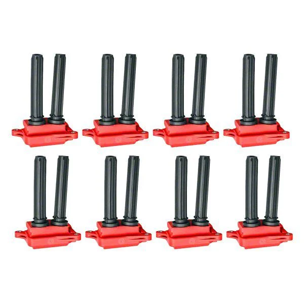 ACEON Ignition Coils; Red; Set of Eight (06-10 5.7L RAM 1500)