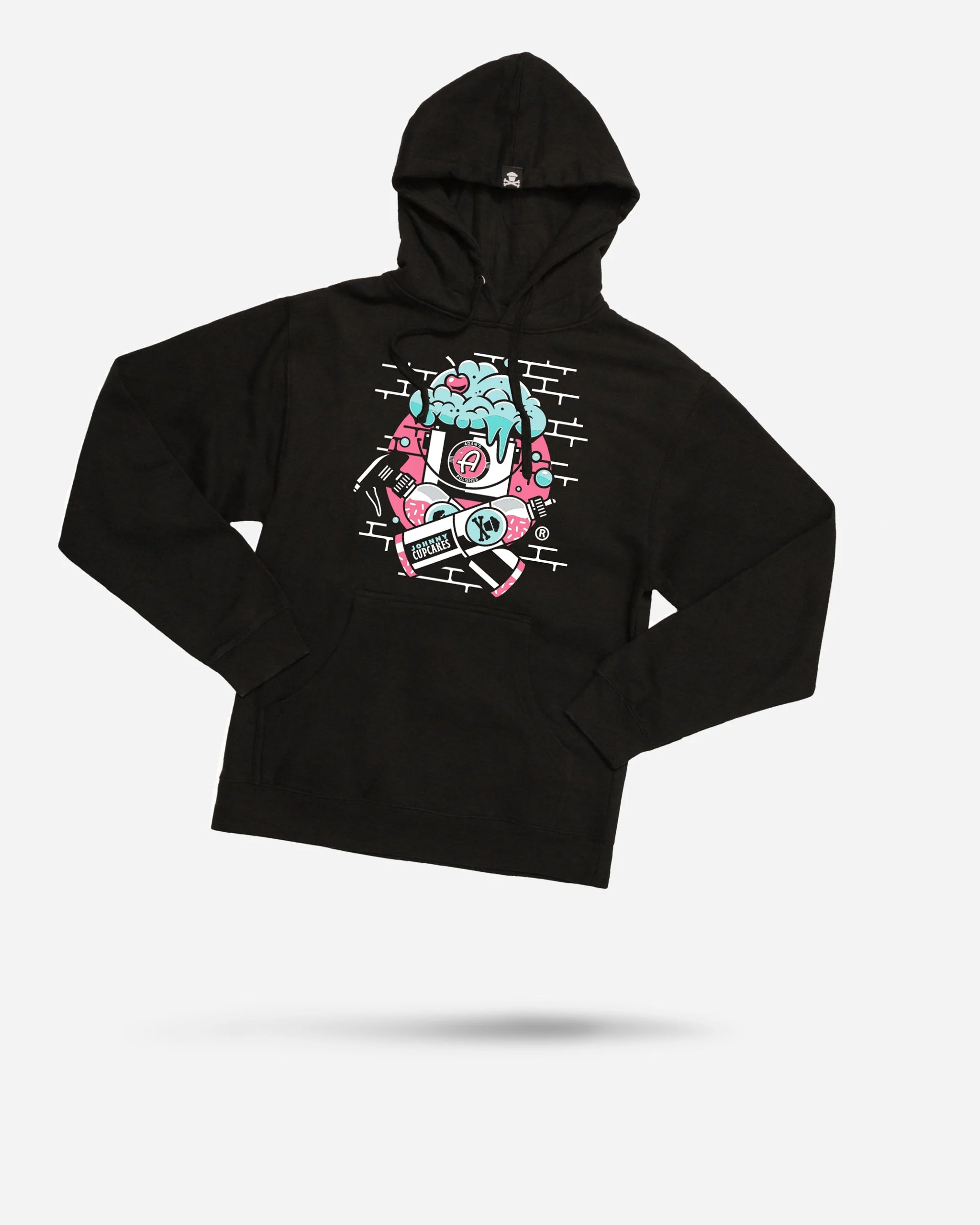Adam's Polishes x Johnny Cupcakes Black Cupcake Hoodie