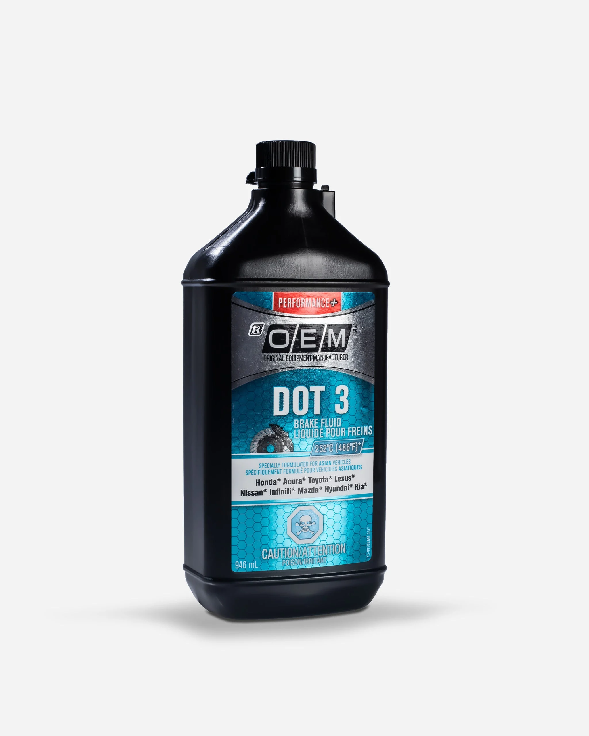 Adam's x Recochem OEM DOT 3 Brake Fluid Asian Vehicles 1 Quart
