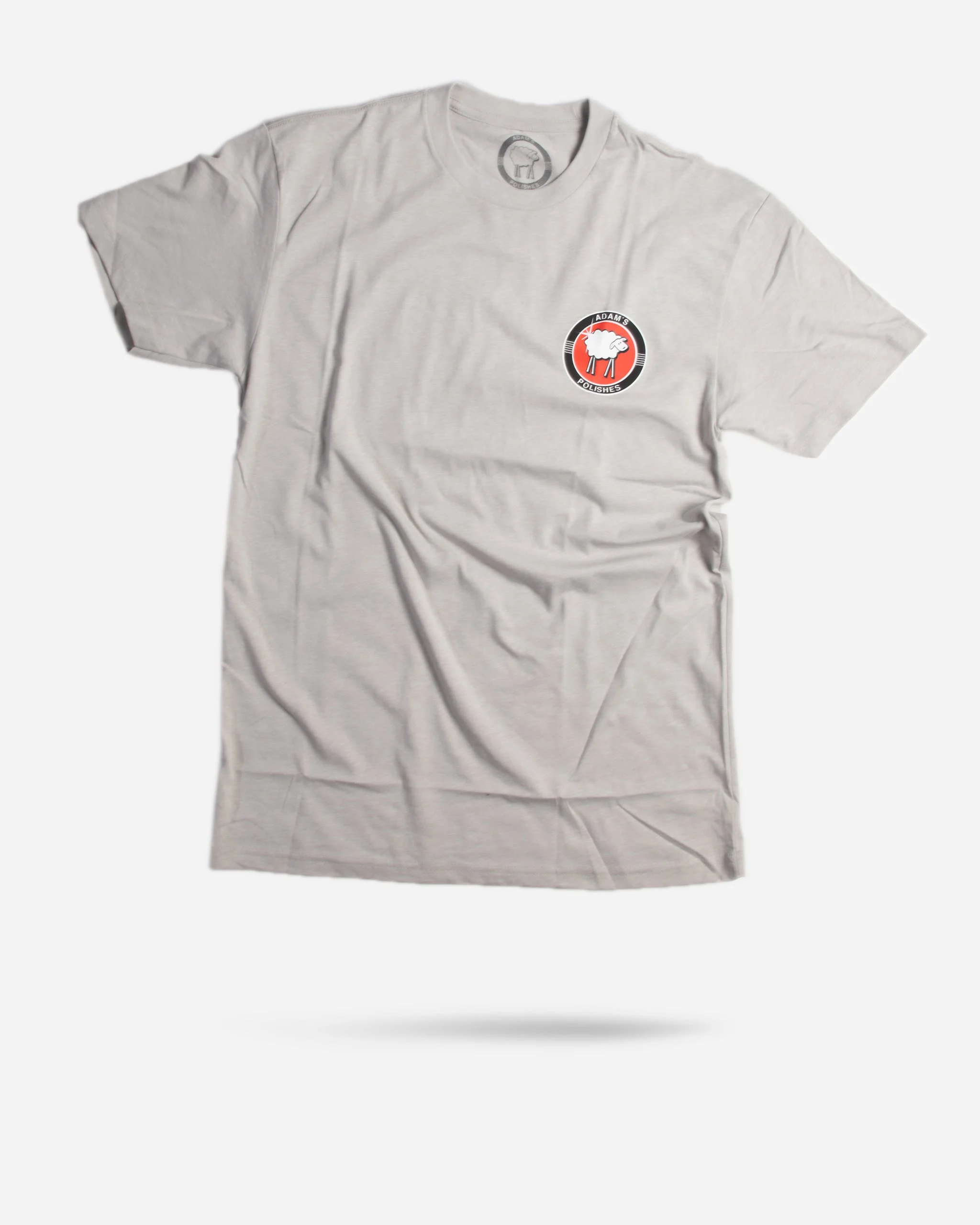 Sheepey Race X Adam's Polishes Ash Grey T-Shirt