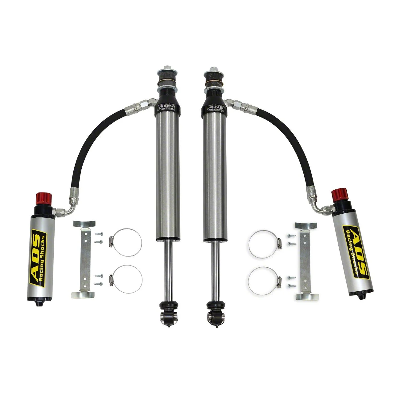 ADS Racing Shocks Direct Fit Race Front Shocks with Remote Reservoir and Compression Adjuster (03-12 RAM 3500)