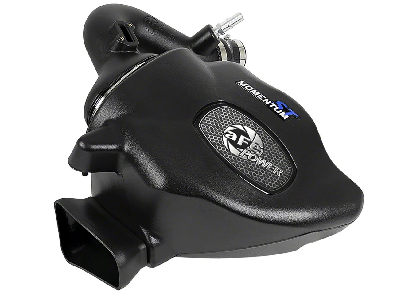 AFE Momentum ST Cold Air Intake with Pro 5R Oiled Filter; Black (16-24 2.0L Camaro)