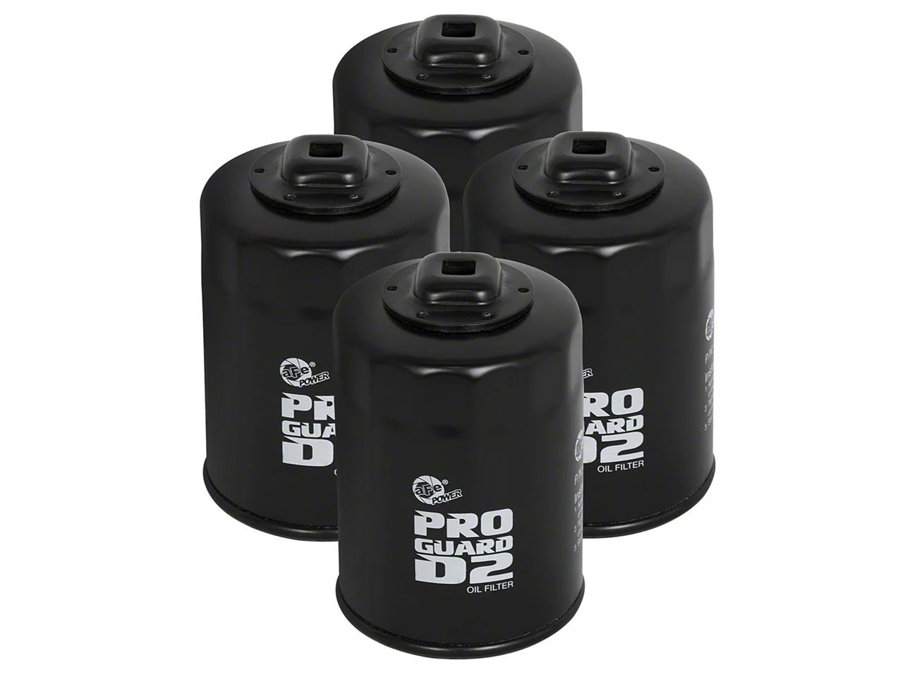 AFE Pro GUARD D2 Oil Filter; Set of Four (16-24 V6 Camaro)