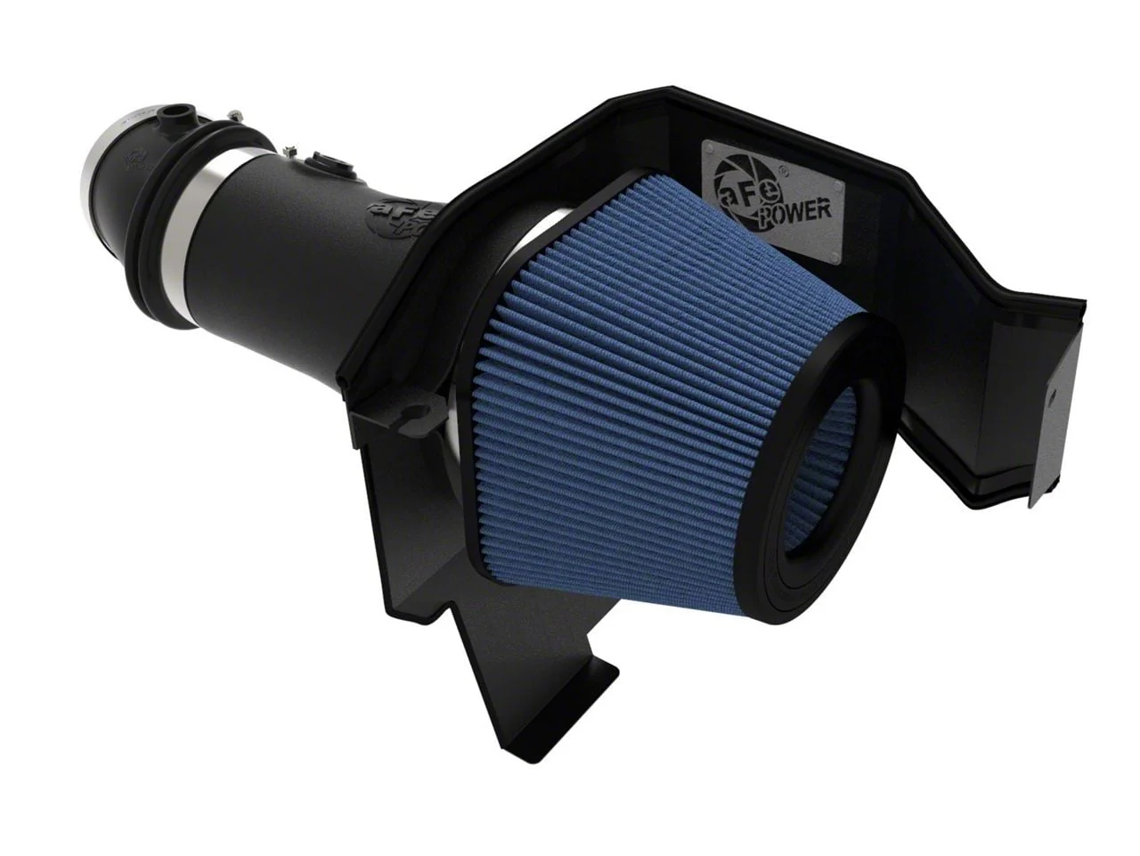 AFE Magnum FORCE Stage-2 Cold Air Intake with Pro 5R Oiled Filter; Black (17-23 Challenger SRT Hellcat, SRT Jailbreak)