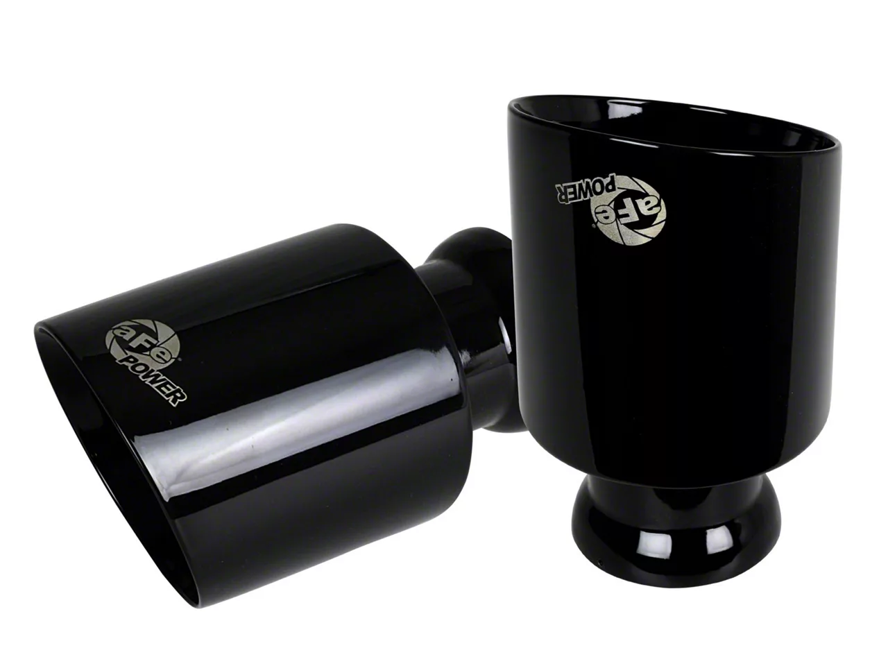AFE MACH Force XP Direct-Fit Exhaust Tips; 4.50-Inch; Black (15-23 6.2L HEMI, 6.4L HEMI Charger)
