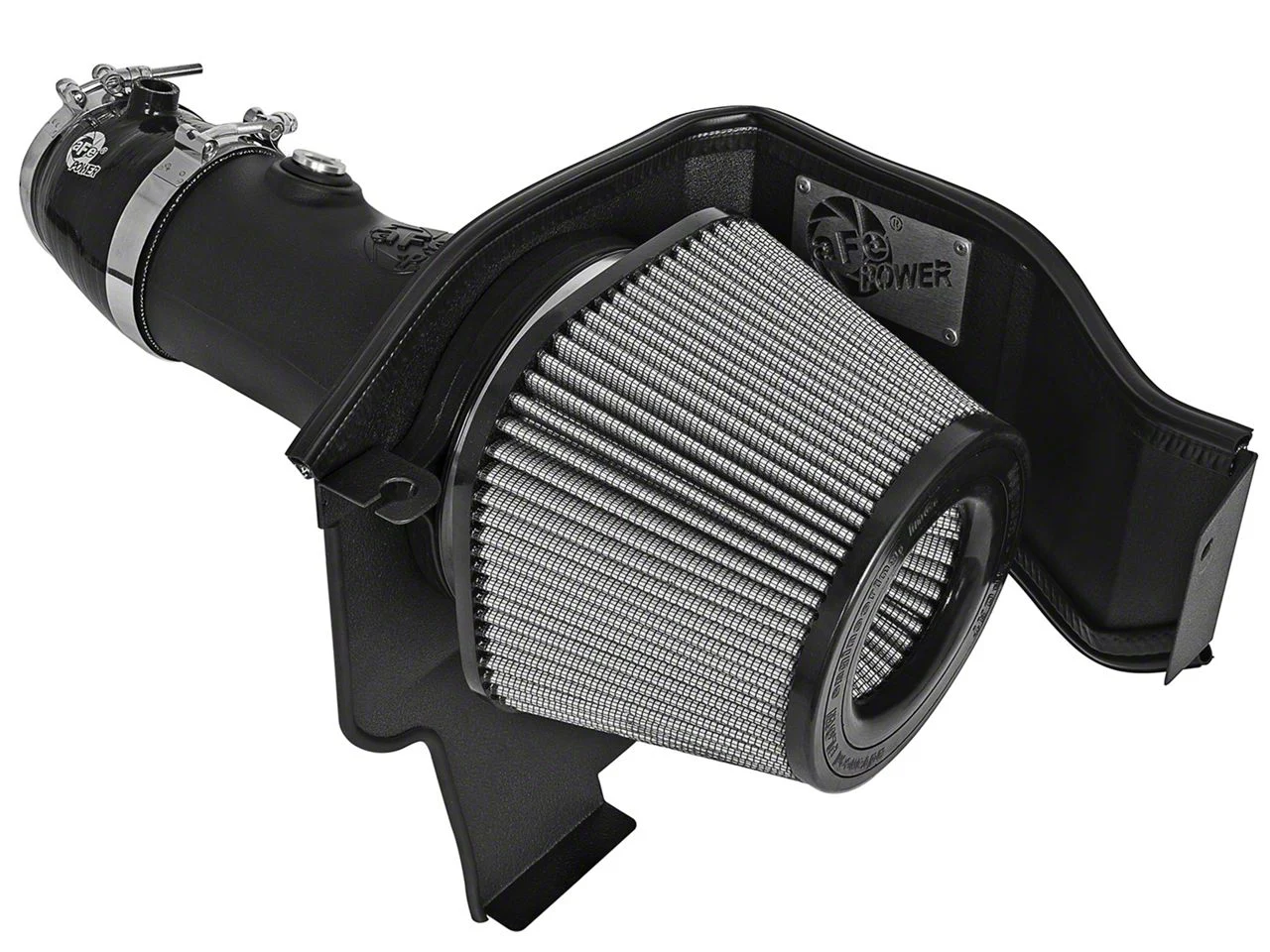 AFE Magnum FORCE Stage-2 XP Cold Air Intake with Pro DRY S Filter; Black (17-23 Charger SRT Hellcat)