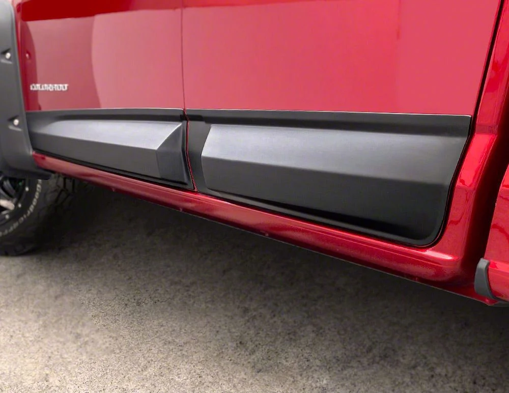 Air Design Door Rocker Panels; Satin Black (15-22 Colorado)