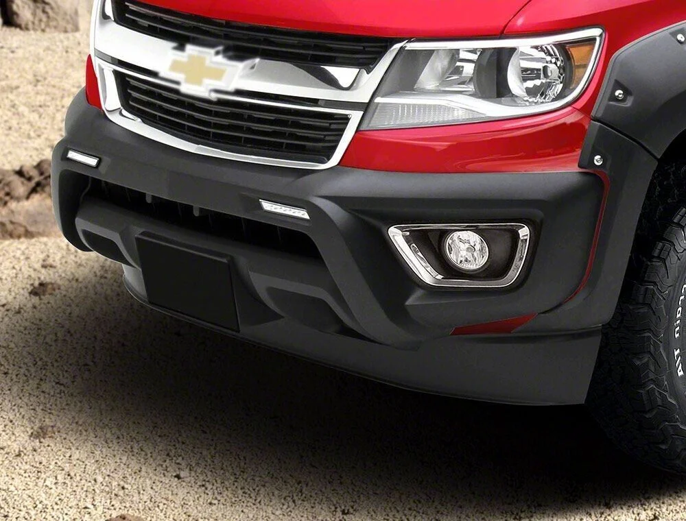 Air Design Front Bumper Guard with DRL; Satin Black (15-22 Colorado, Excluding ZR2)