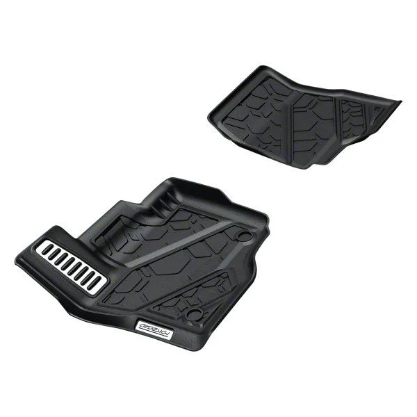 Air Design Soft Touch Front and Rear Floor Liners; Black (15-22 Colorado Crew Cab)