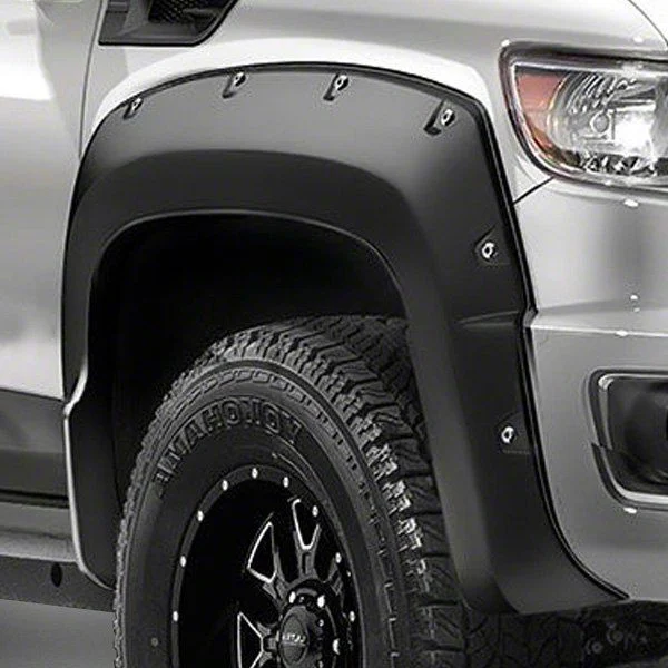 Air Design Super Bolt Fender Flares; Satin Black (15-22 Colorado w/ 5-Foot Short Box)