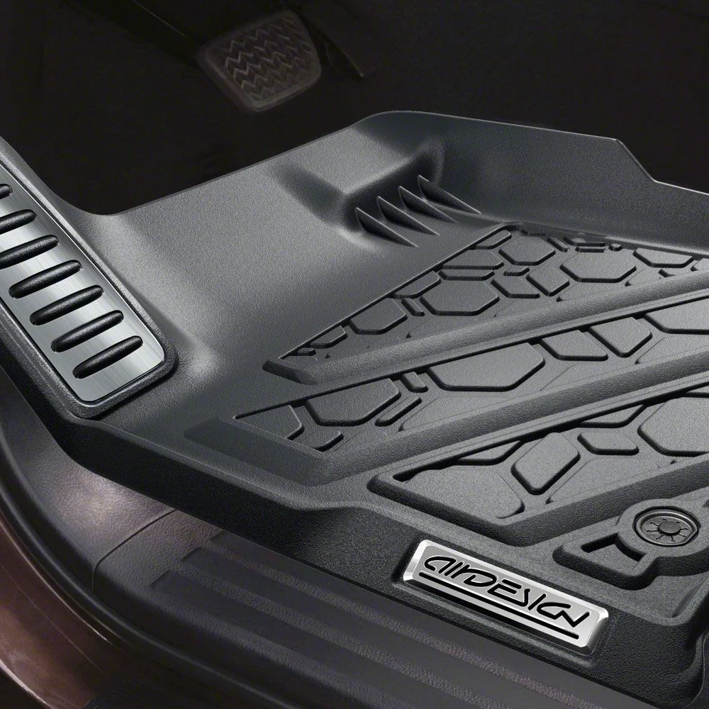 Air Design Soft Touch Front Floor Liners; Black (17-26 F-250 Super Duty Regular Cab, SuperCab)