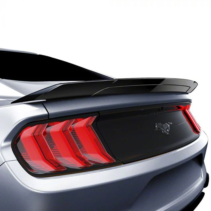 Air Design High Profile Rear Spoiler; Satin Black (15-23 Mustang Fastback)