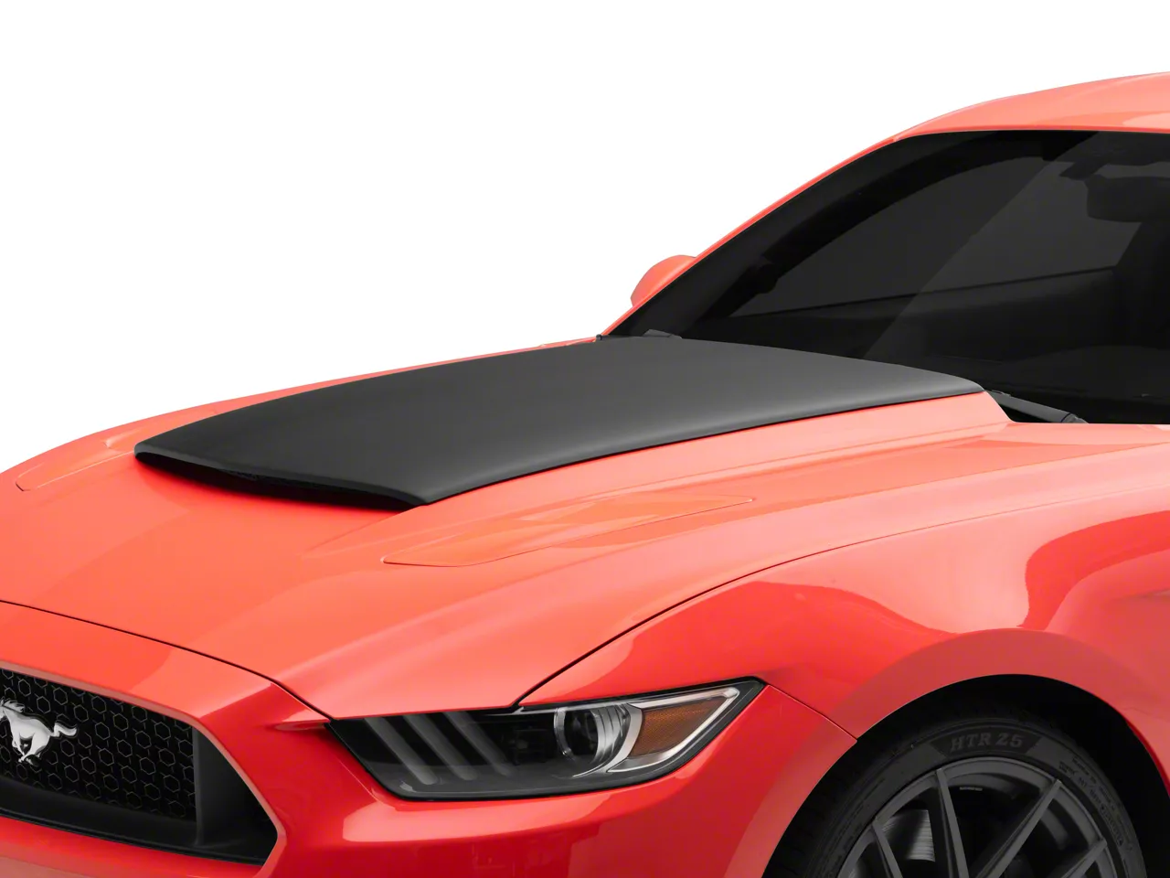 Air Design Hood Scoop; Satin Black (15-17 Mustang GT, EcoBoost, V6)