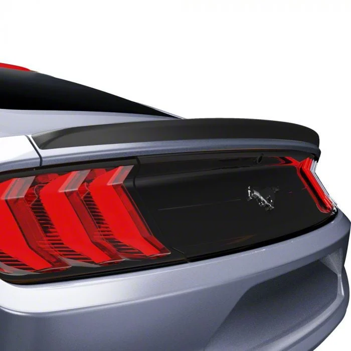 Air Design Low Profile Rear Spoiler; Satin Black (15-23 Mustang Fastback)